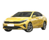 In stock 2023 KIA K3 670km 4-door 5-seat Hatchback Star bright yellow sedan petrol car KIA K3