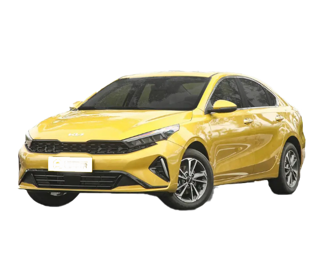 In stock 2023 KIA K3 670km 4-door 5-seat Hatchback Star bright yellow sedan petrol car KIA K3